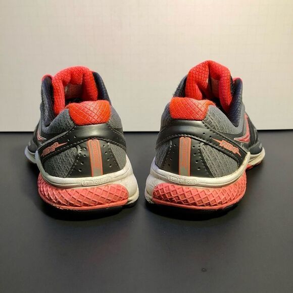 Womens SAUCONY Ride 9 Gray Running Shoes / Size 7.5 - Picture 5 of 10